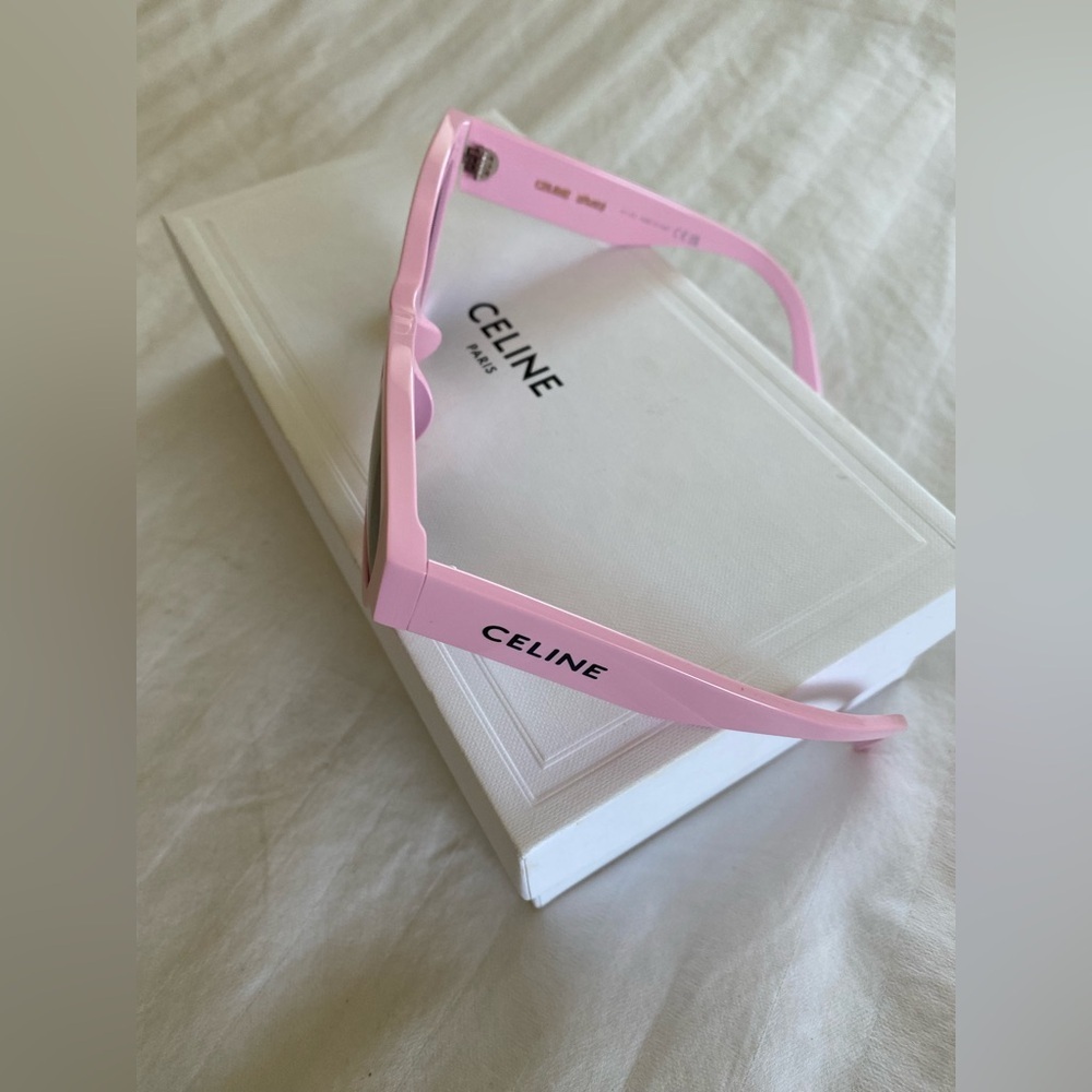 💗 AUTHENTIC CELINE Paris Pink Sunglasses – Authentic, Rare & Chic 💗 - Picture 7 of 12